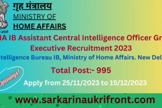 MHA IB ACIO Recruitment 2023