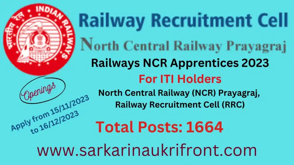 Railways NCR Apprentices 2023