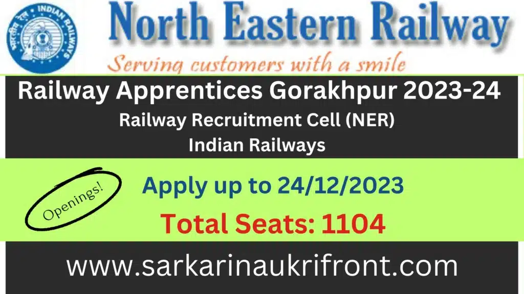 Railway Apprentices Gorakhpur 2023