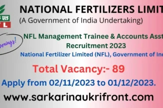 NFL Management Trainee & Accounts Asstt. Recruitment 2023
