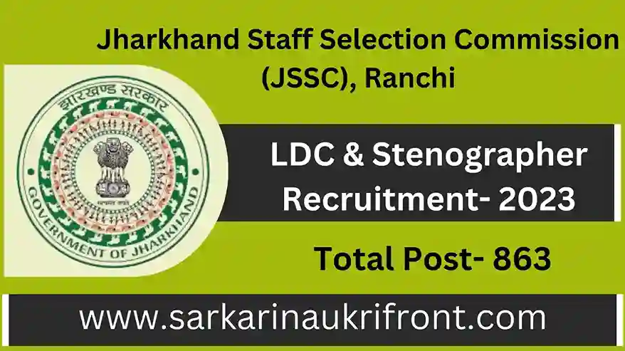 JSSC LDC Stenographer Job 2023