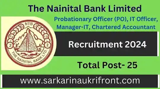 Nainital Bank PO and Others Job 2024