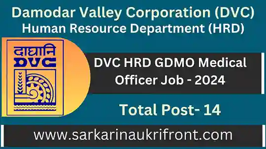 DVC HRD GDMO Medical Officer Job 2024