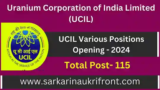 UCIL Various Positions Opening 2024