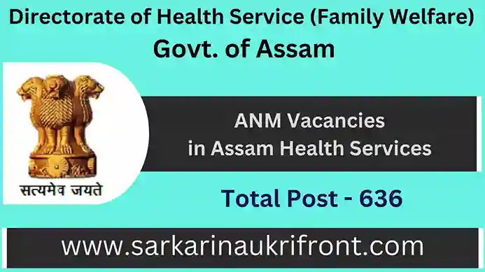 ANM Vacancies in Assam 2024