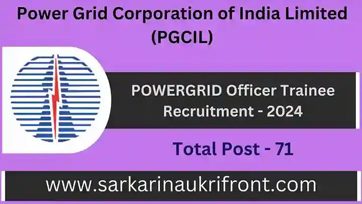 POWERGRID Officer Trainee Recruitment 2024