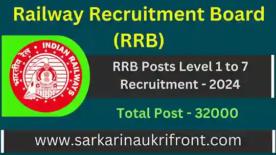 RRB Posts Level 1 to 7 Recruitment 2024