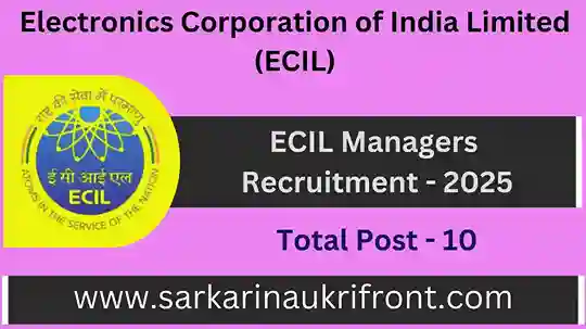 ECIL Managers Recruitment 2025