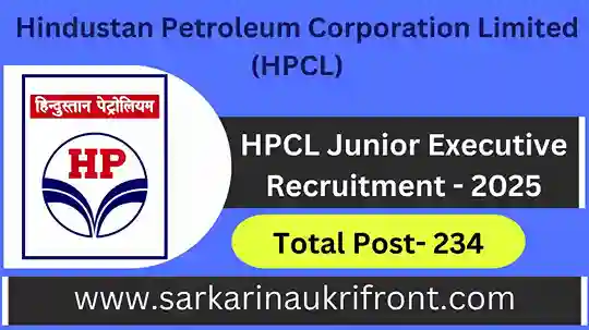 HPCL Junior Executive Recruitment 2025