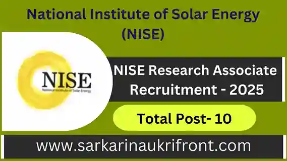 NISE RA Recruitment 2025