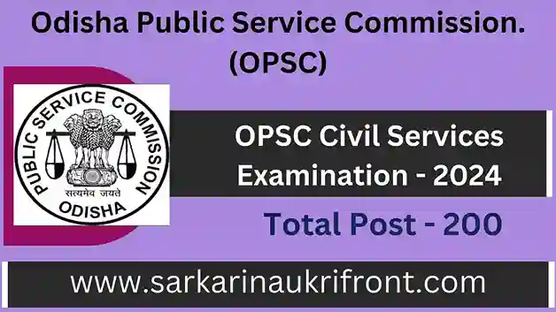 OPSC Civil Services Examination 2024