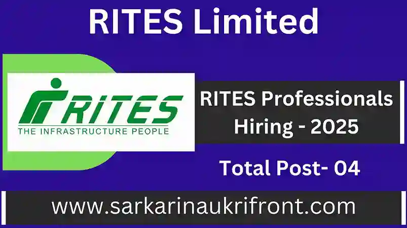 RITES Professionals Hiring 2025