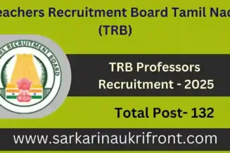 TRB Professors Recruitment 2025