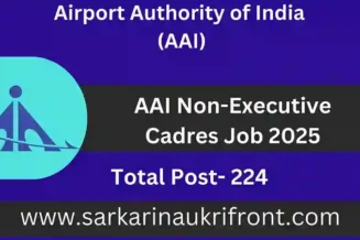 AAI Non Executive Cadres Job 2025