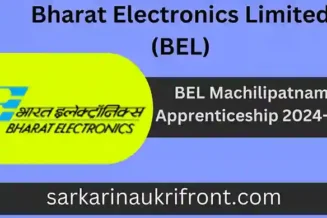 BEL Machilipatnam Apprenticeship 2024 25