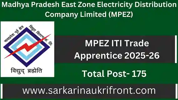 MPEZ ITI Trade Apprentice 2025 26