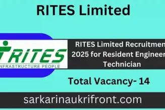 RITES Limited Recruitment 2025
