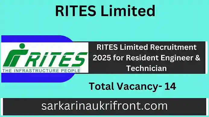 RITES Limited Recruitment 2025