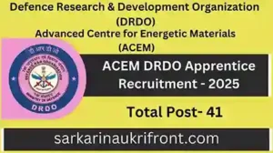 ACEM DRDO Apprentice