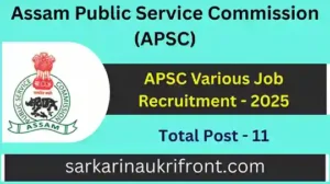APSC Various Job