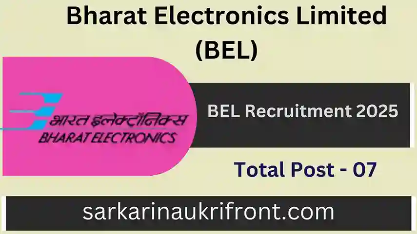 BEL Recruitment 2025