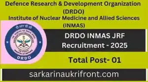 DRDO INMAS JRF