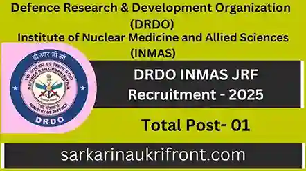 DRDO INMAS JRF Recruitment 2025