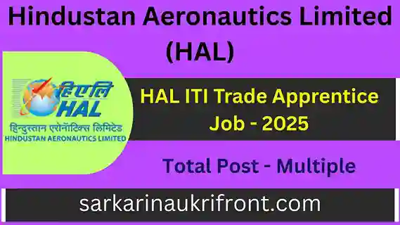 HAL ITI Trade Apprentice Job 2025