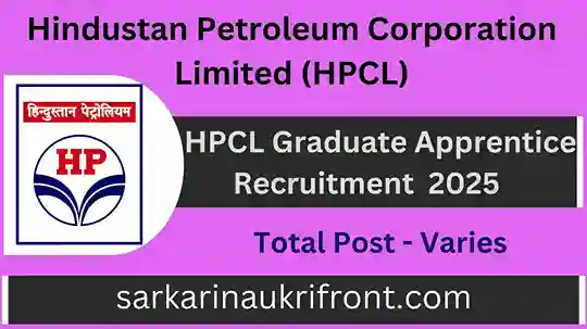 HPCL Graduate Apprentice Recruitment 2025