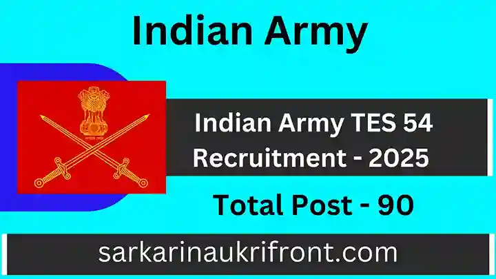 Indian Army TES 54 Recruitment 2025