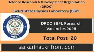 DRDO SSPL Research