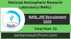NARL JRF Recruitment
