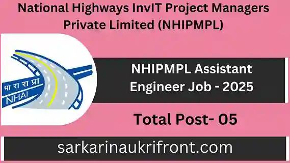 NHIPMPL Assistant Engineer Job 2025