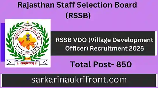 RSSB VDO Recruitment 2025