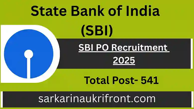 SBI PO Recruitment 2025