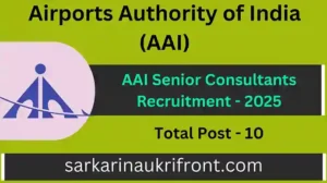 AAI Senior Consultants Recruitment 2025