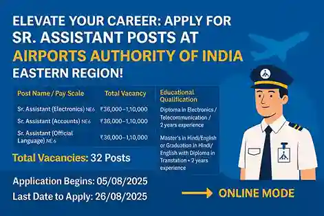 AAI Sr Assistant Recruitment 2025