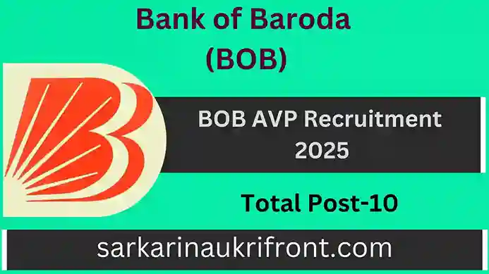 BOB AVP Recruitment 2025
