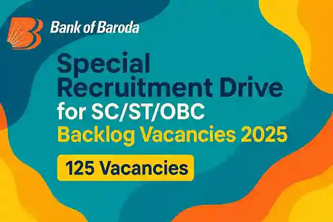 Bank of Baroda Special Recruitment 2025