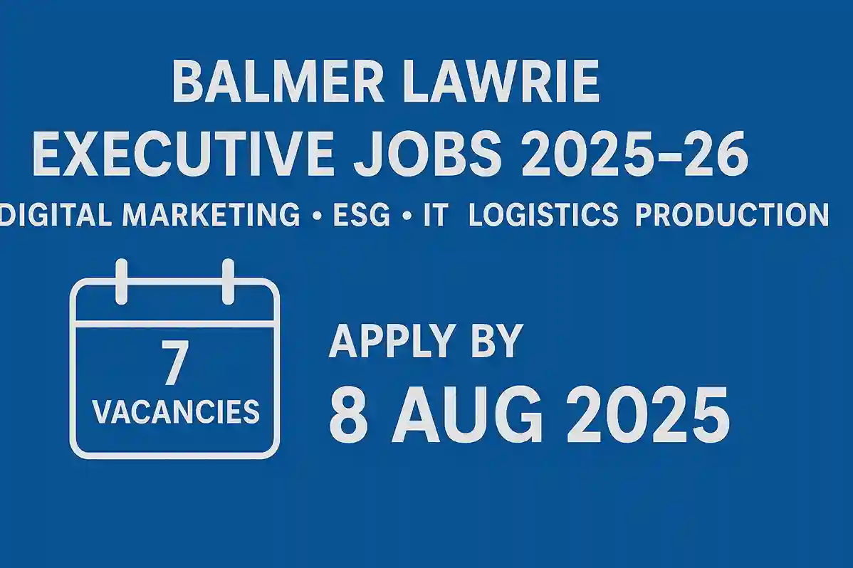 Balmer Lawrie Executive Jobs 2025 26