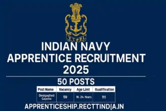 Indian Navy Apprentice 2025