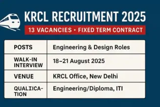 KRCL Recruitment 2025