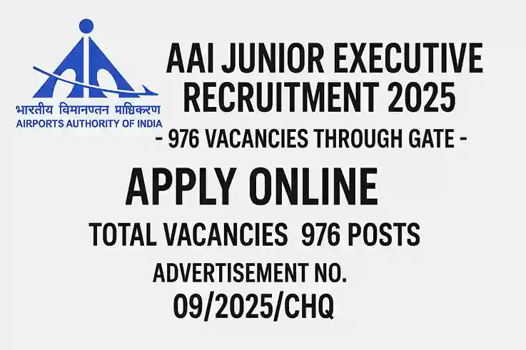 AAI Junior Executive Recruitment 2025