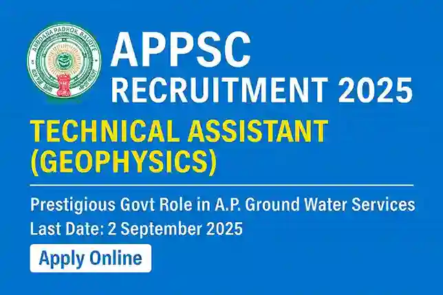 APPSC Technical Asst Recruitment 2025