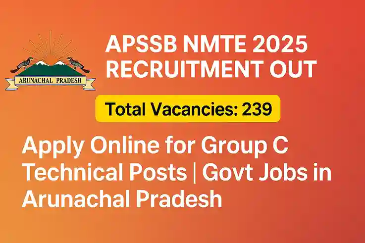 APSSB NMTE Recruitment 2025