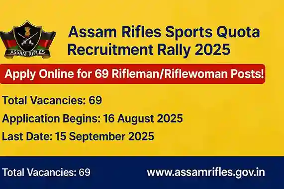 Assam Rifles Sports Rally 2025