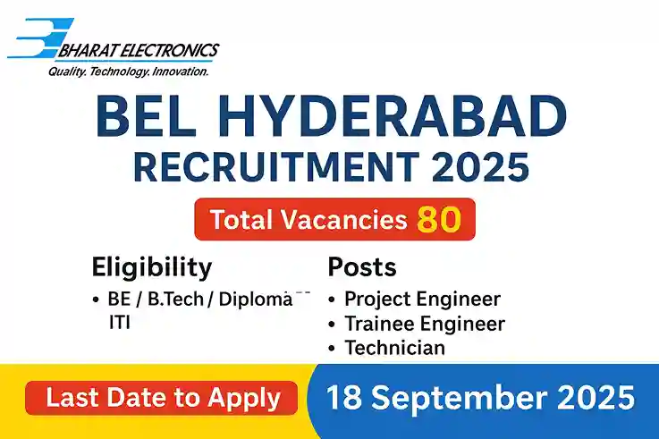 BEL Hyderabad Recruitment 2025