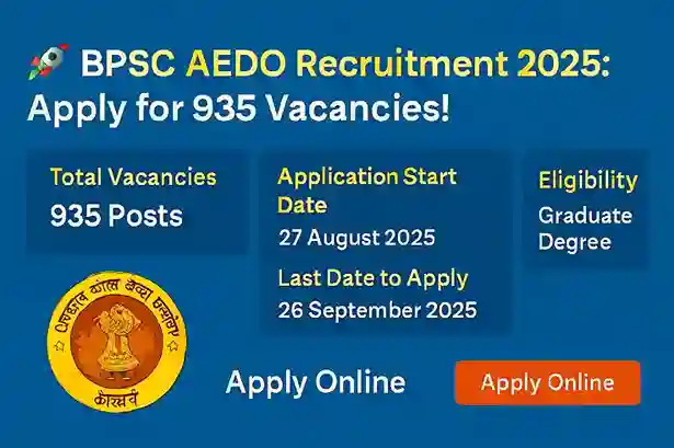 BPSC AEDO Recruitment 2025