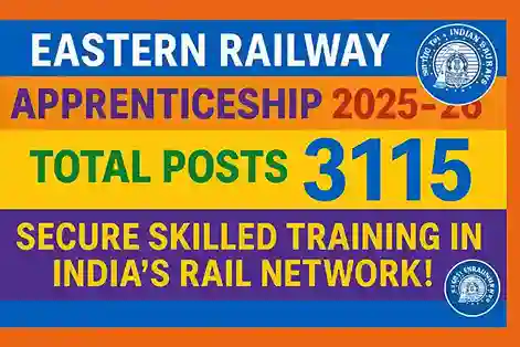Eastern Railway Apprenticeship 2025 26