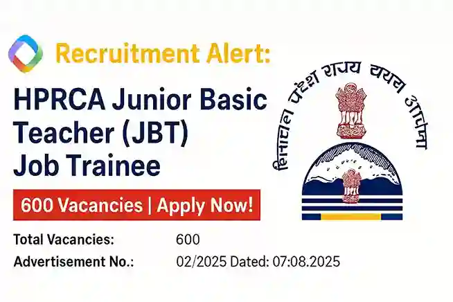 HPRCA Junior Basic Teacher Job 2025